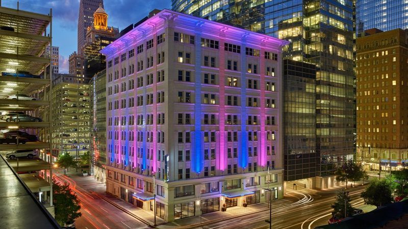 Hotel Aloft Houston Downtown Exterior foto