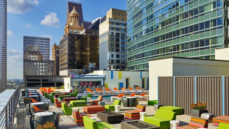 Hotel Aloft Houston Downtown Exterior foto