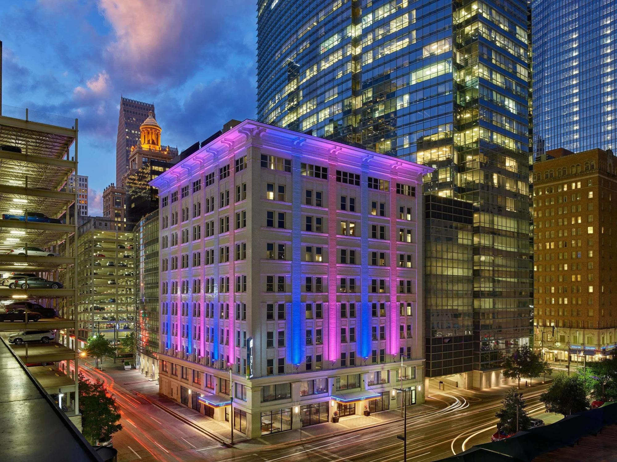Hotel Aloft Houston Downtown Exterior foto