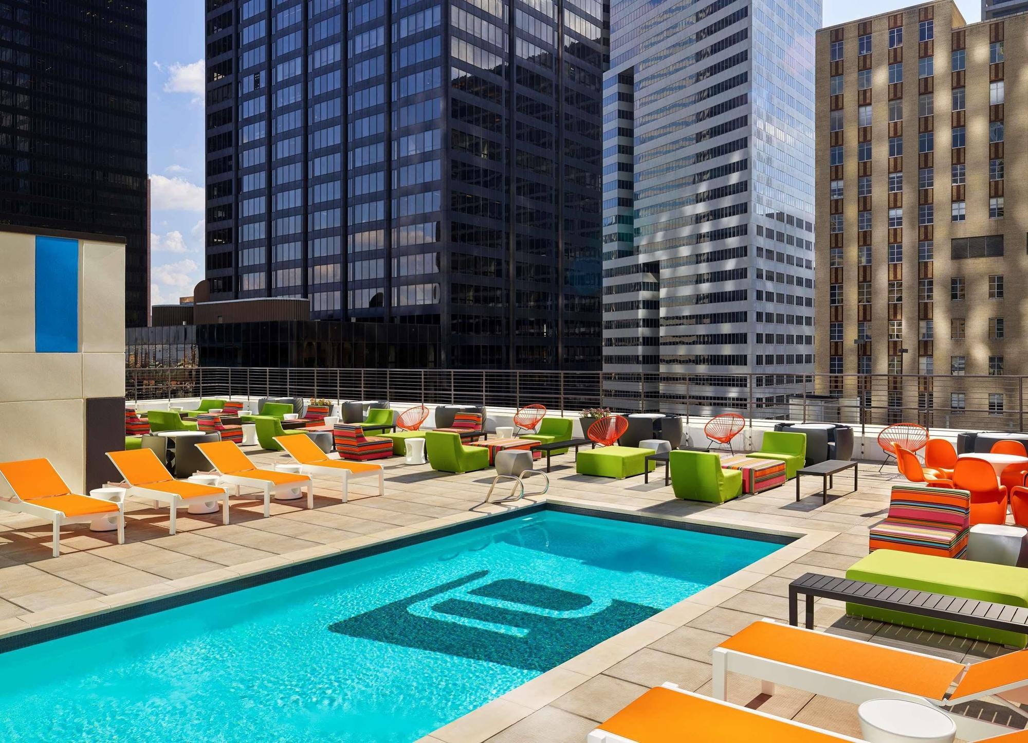 Hotel Aloft Houston Downtown Exterior foto