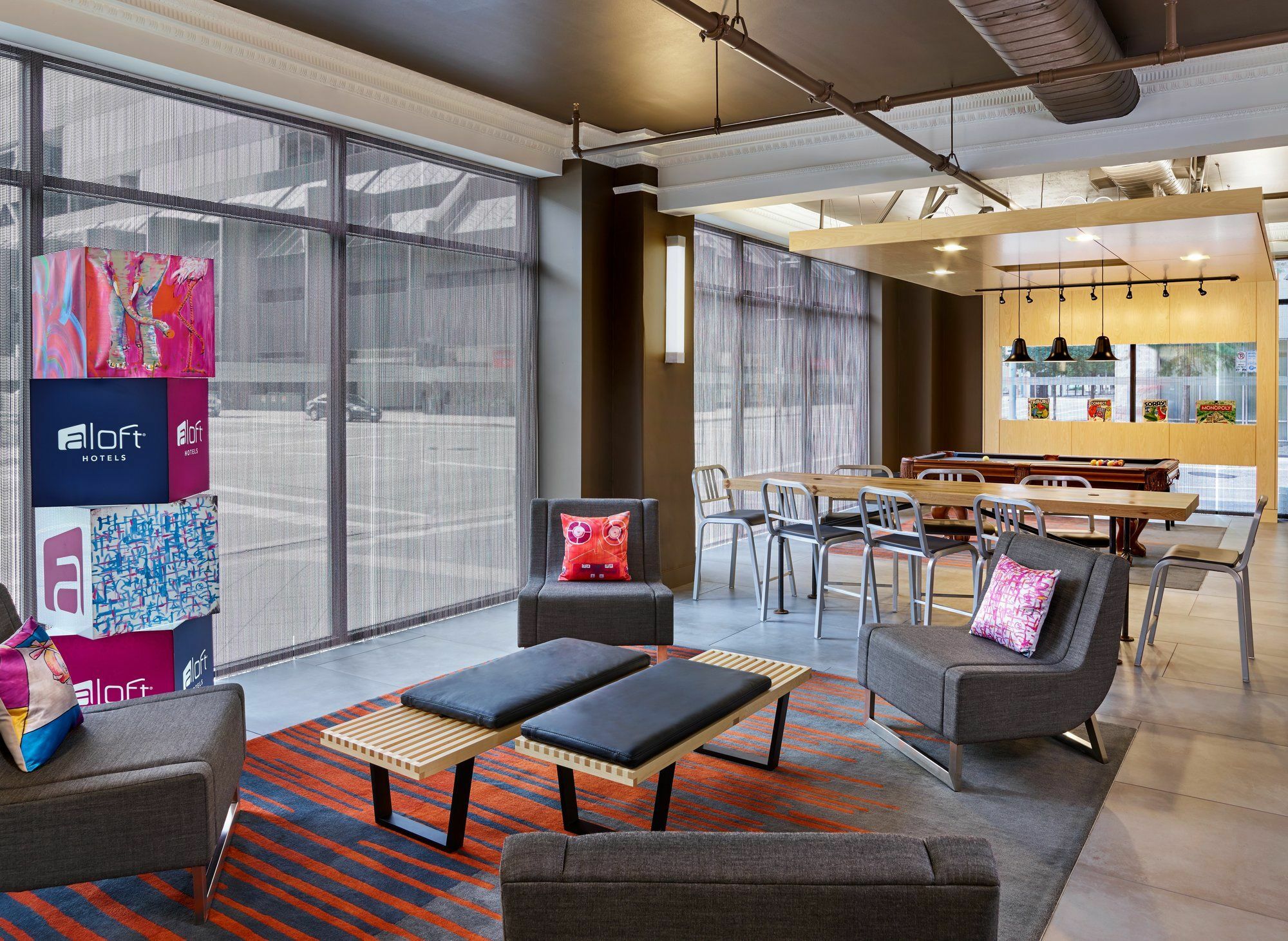 Hotel Aloft Houston Downtown Exterior foto